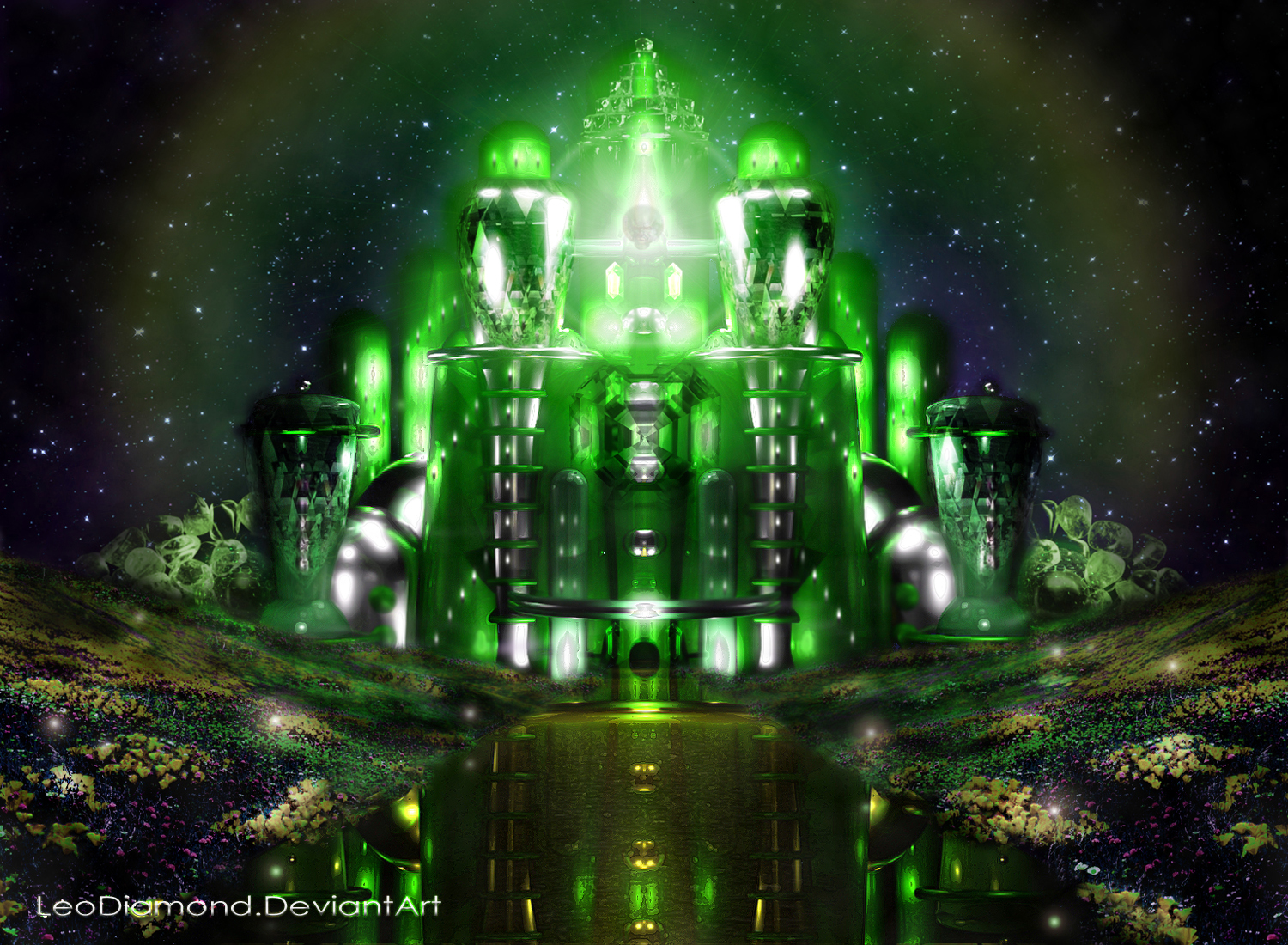 Emerald City Background