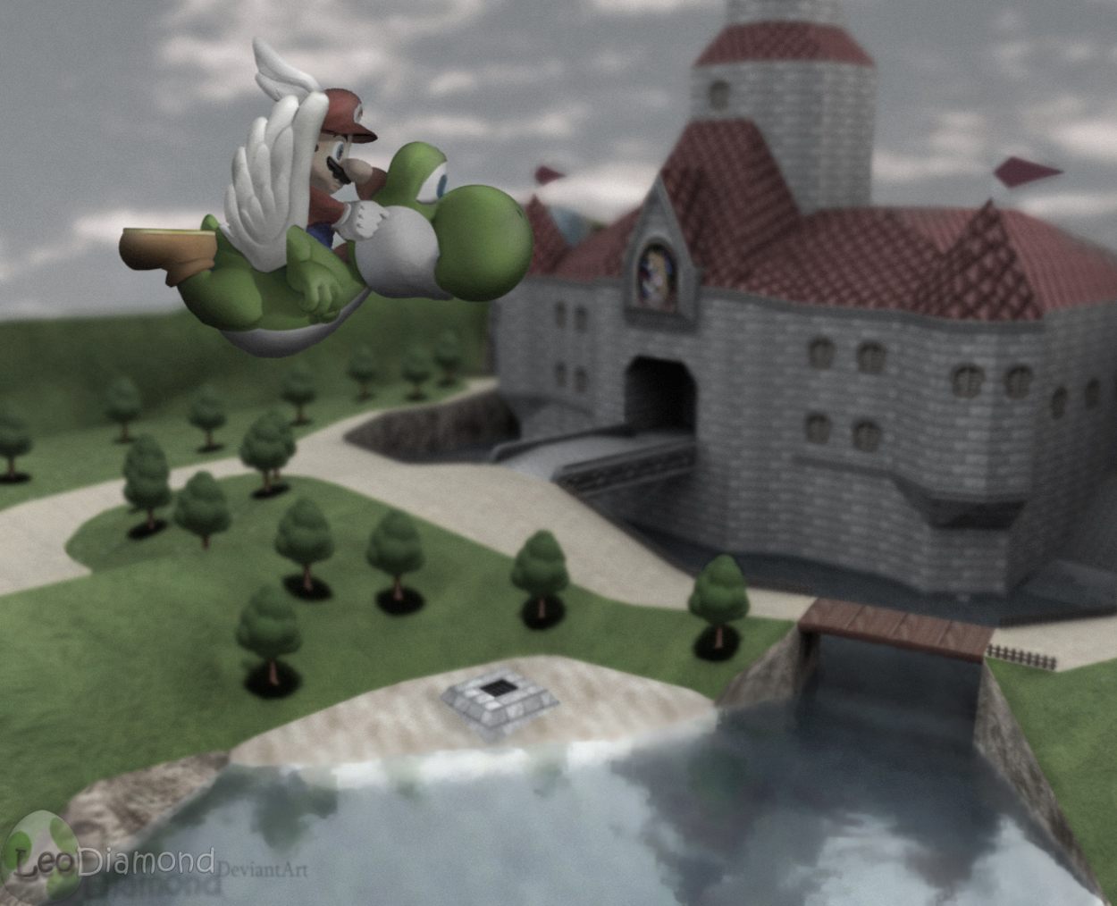 Yoshi Rig Model 64 ~Yoshi 64~ by LeoDiamond on DeviantArt
