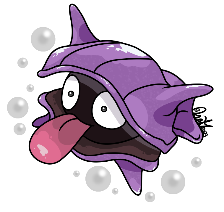 .: Shellder :. by Oceanset on DeviantArt