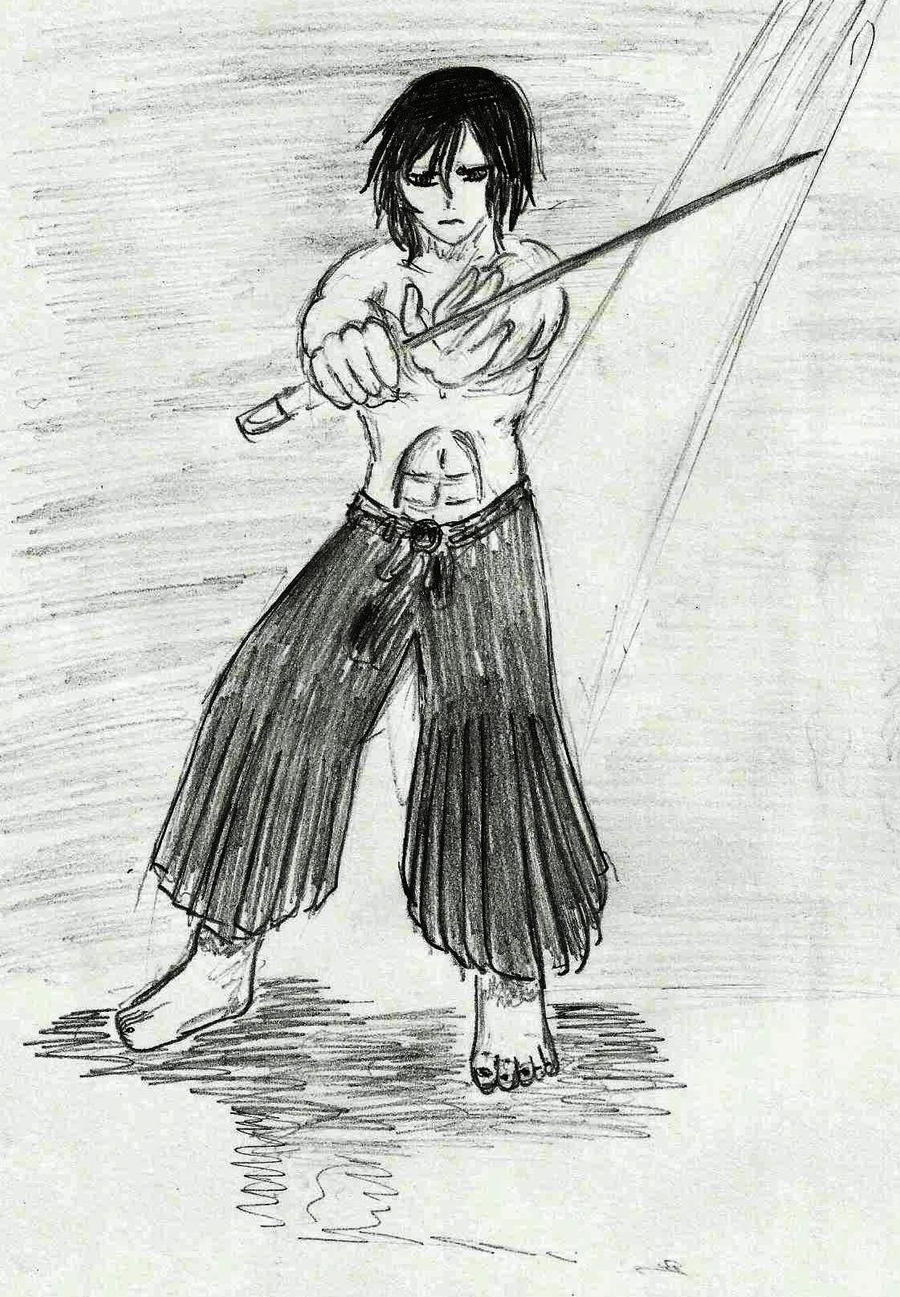Samurai Ulquiorra sketch
