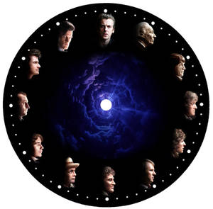 Doctor Who Clock Face 2 - PinkAngel001