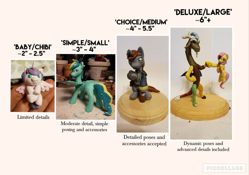 Sculpt Sizes by chipperpony Sculpt Sizes by chipperpony