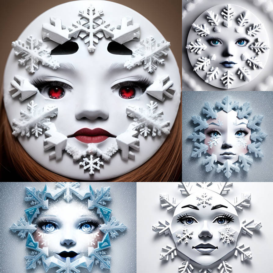 Faces of a Snowflake by KellyLynnMartin on DeviantArt