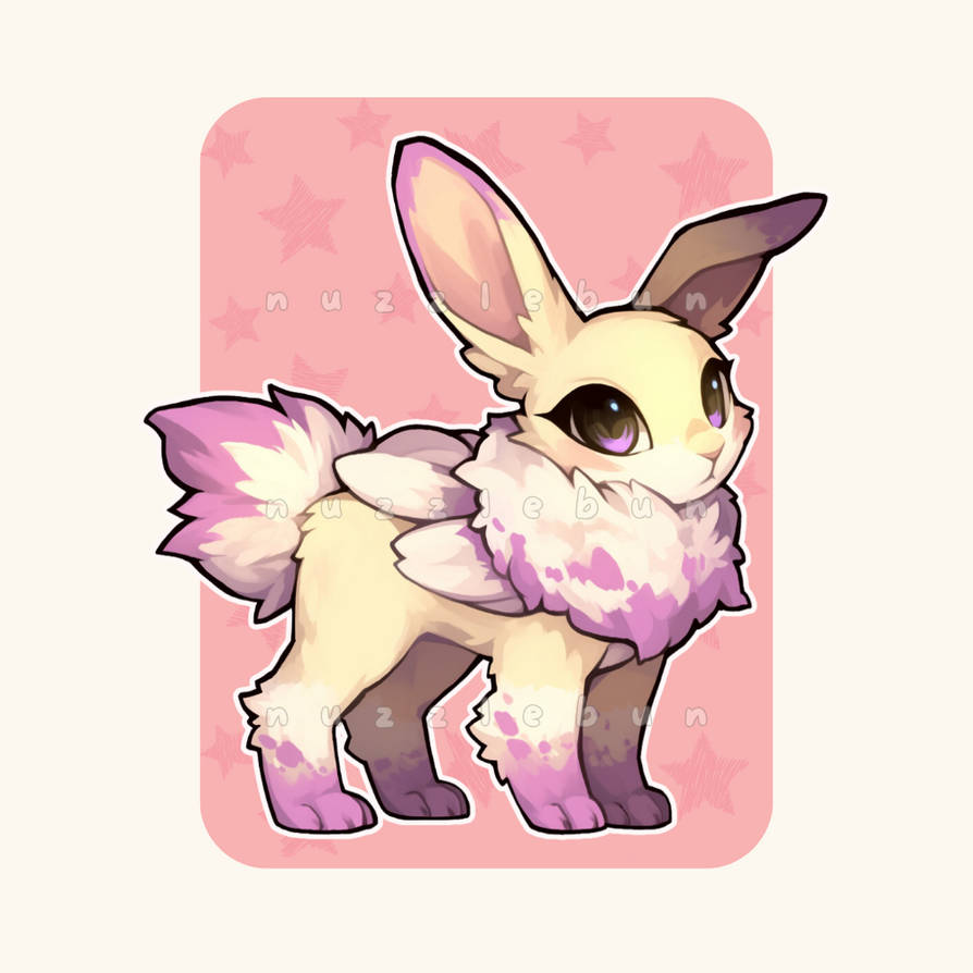 Bunny Eevee by nuzzlebun on DeviantArt