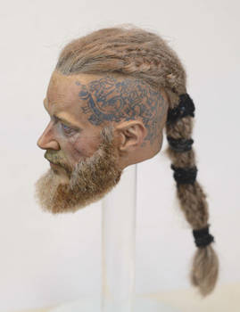1:6 scale Ragnar Lothbrok custom headsculpt