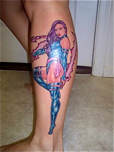 Psylocke tattoo