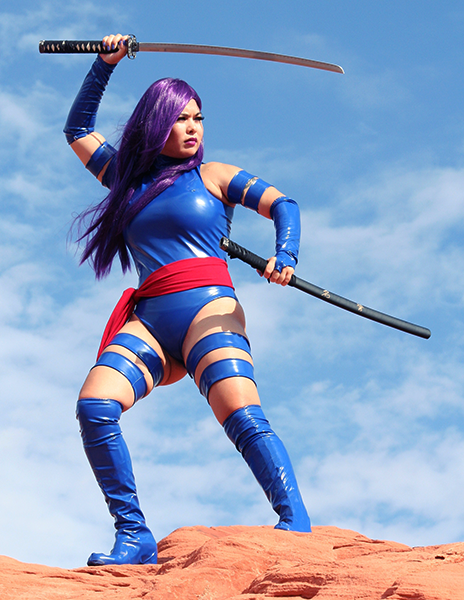 Psylocke Cosplay Valley of Fire