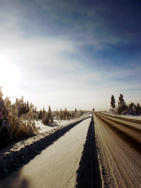 Roadside of travellers