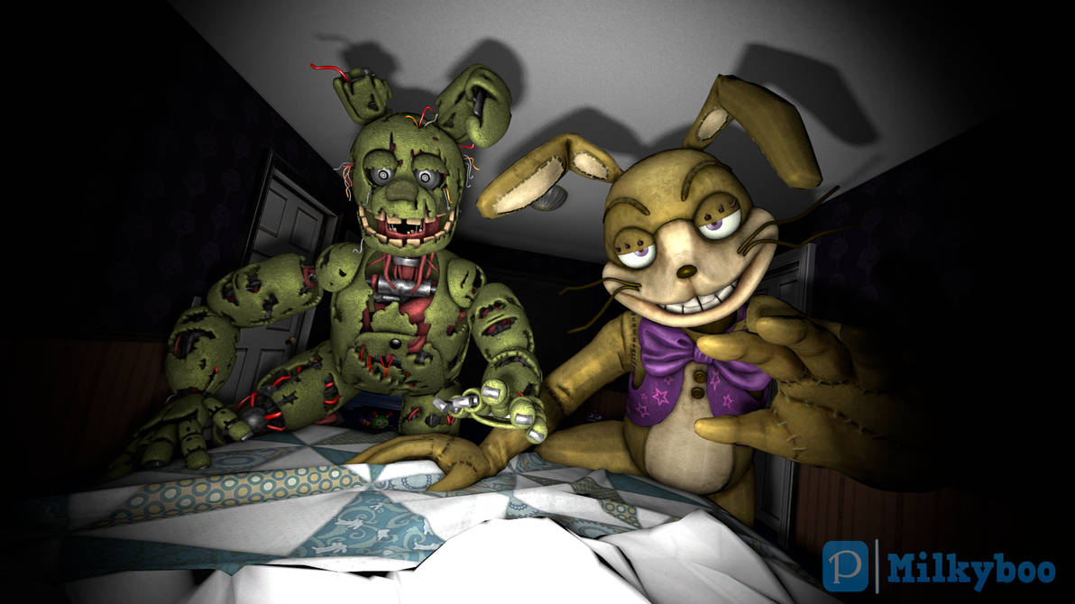 Glitchtrap And Springtrap By Milkyboo898 On DeviantArt glitchtrap-and-springtrap-by-milkyboo898-on-deviantart