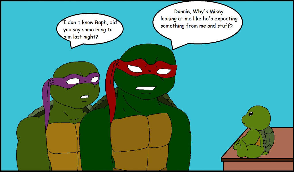 Donnie, Raph and baby Mikey by Mikeysbaby on DeviantArt