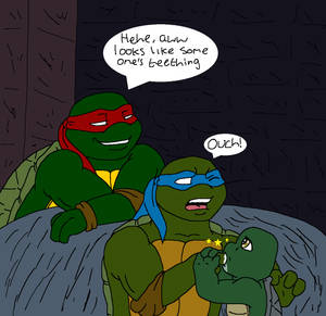 Raph, Leo and babe