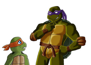 Donatello and Mike