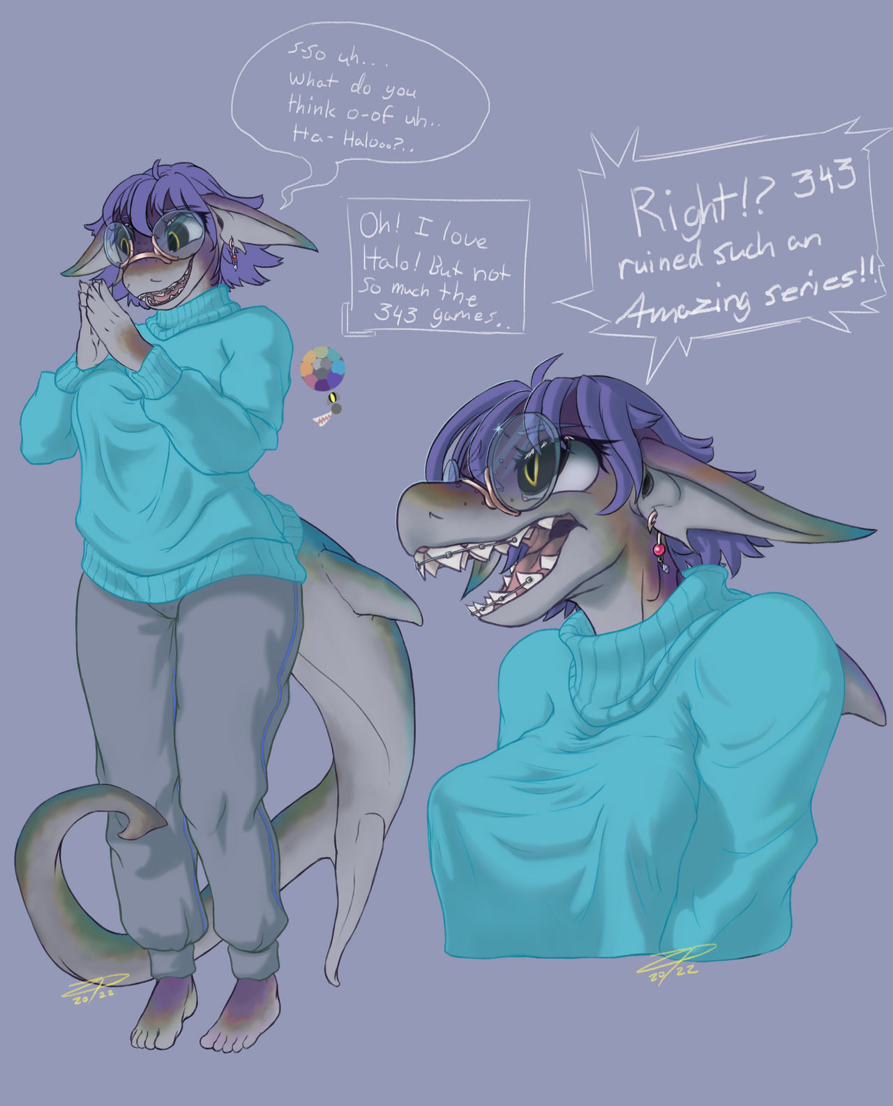 Thresher shark gal