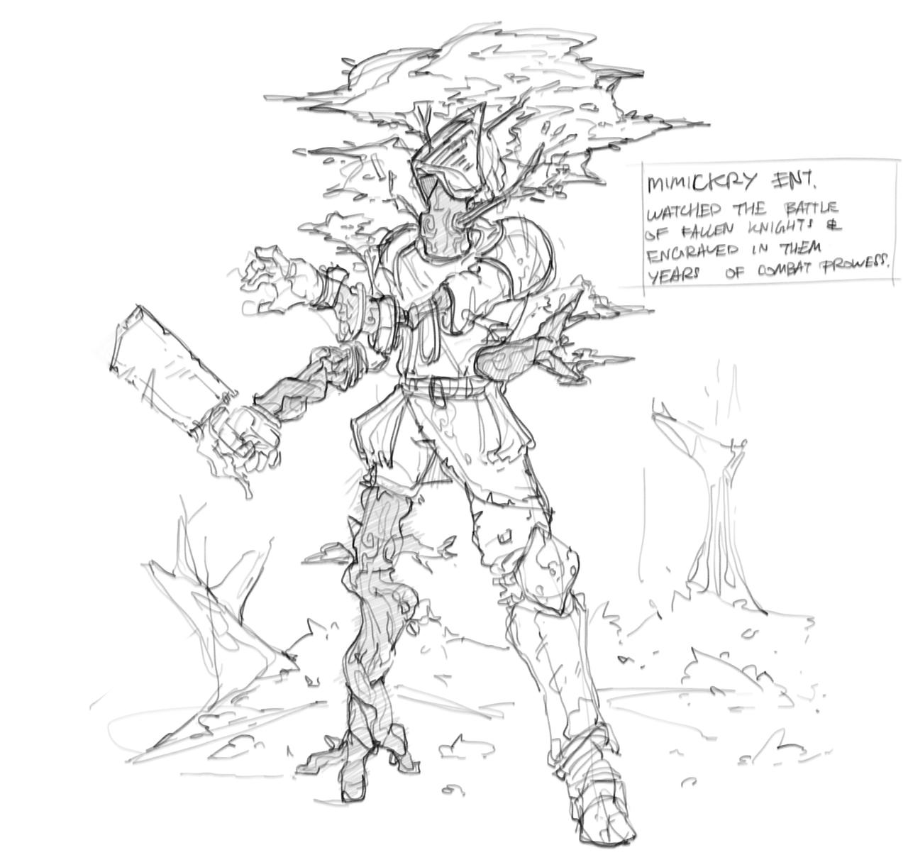 Tree Knight Meme Tree knight dude by InkyTophat on DeviantArt