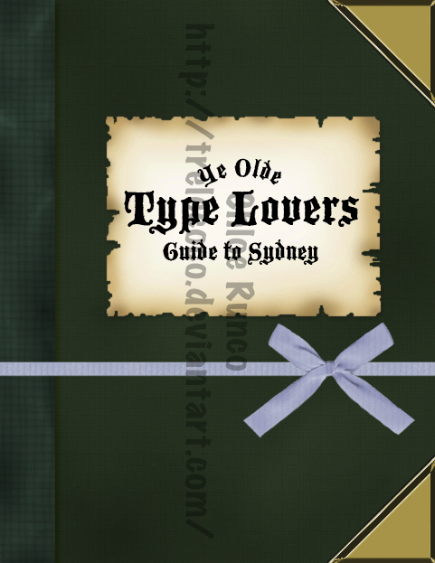 Ye Olde Type Lovers Guide: Cov