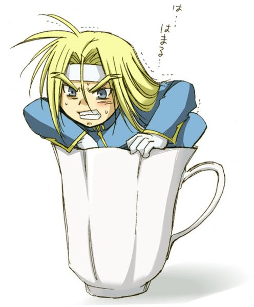 Ouendan:Hayato in teacup