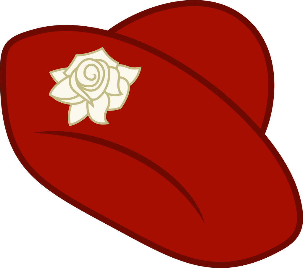 Lily Dache's red tea hat