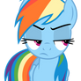 Rainbow Dash is unamused