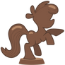 Chocolate Pony Statue