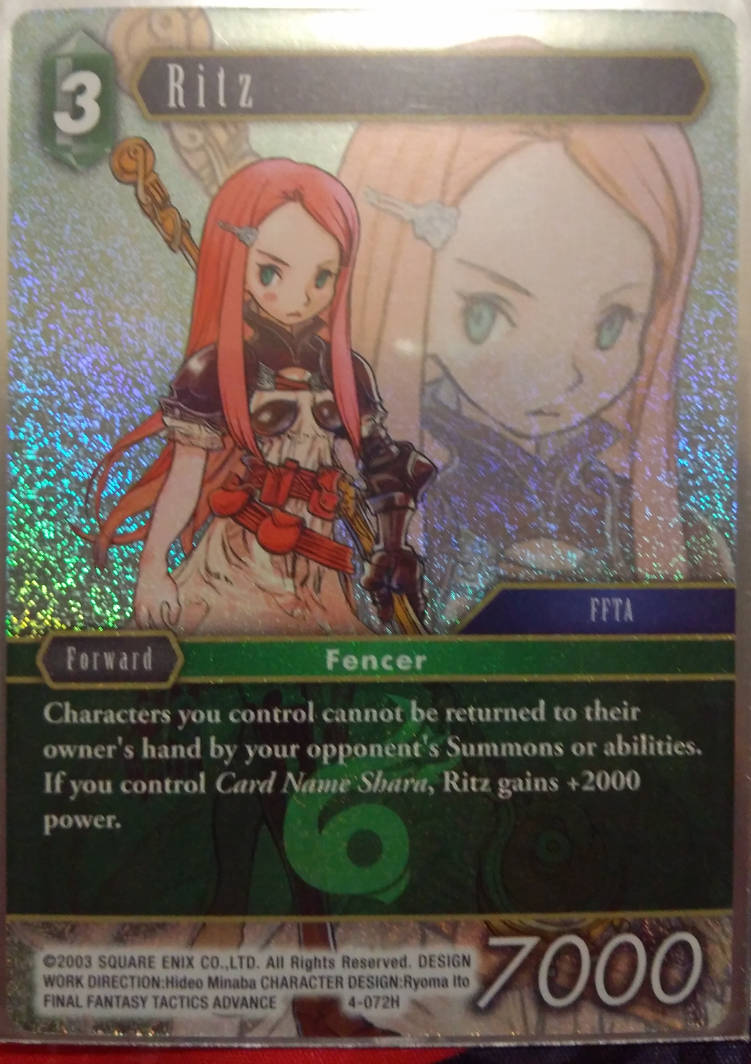 Card FFTA Ritz by SilverWiggin21 on DeviantArt