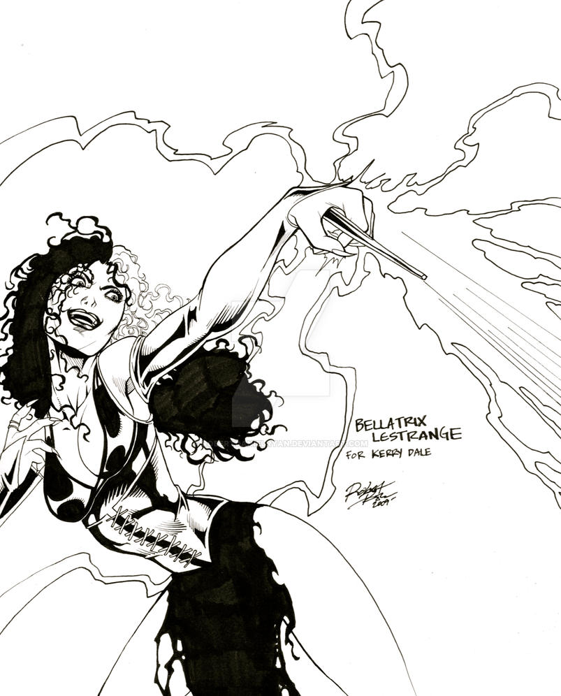 Раскраски Беллатриса ла Стрендж