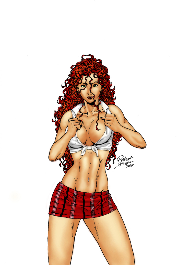 Brittany Pin-Up Color