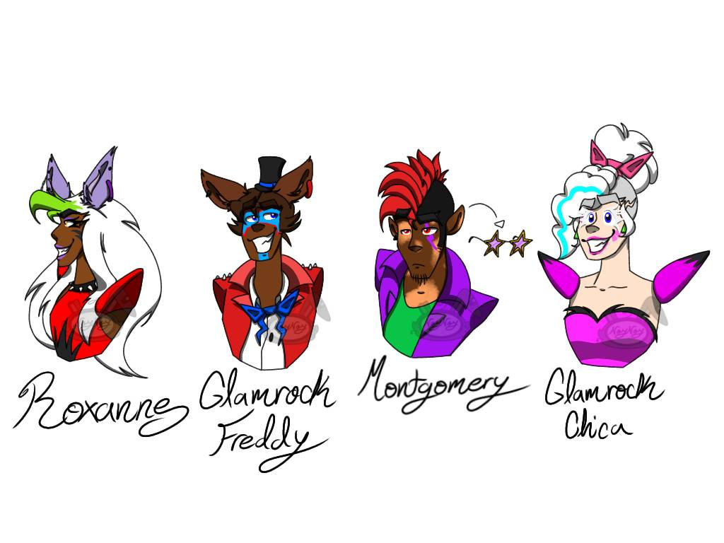 Glam Rocks Outline Glamrocks by NoyNoyart1 on DeviantArt