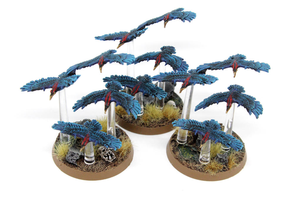 Dark Eldar - Razorwing Flocks by Skie-Maree on DeviantArt