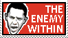 Obama the Enemy Within stamp