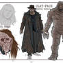 Clay face Tim Burton concept