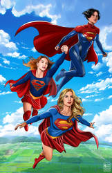 Helen,Melissa,Sasha Supergirls