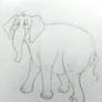 Goofy elephant!