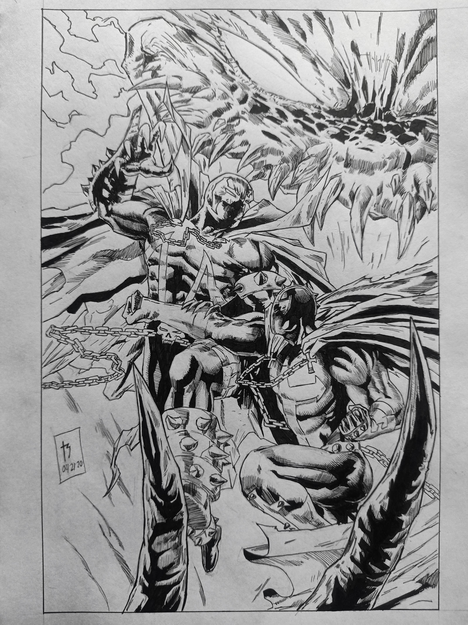 The Vicious Hellspawn Inked by stryfers on DeviantArt