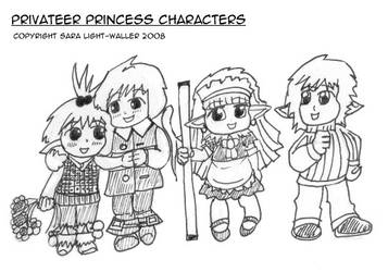 Privateer Princess characters