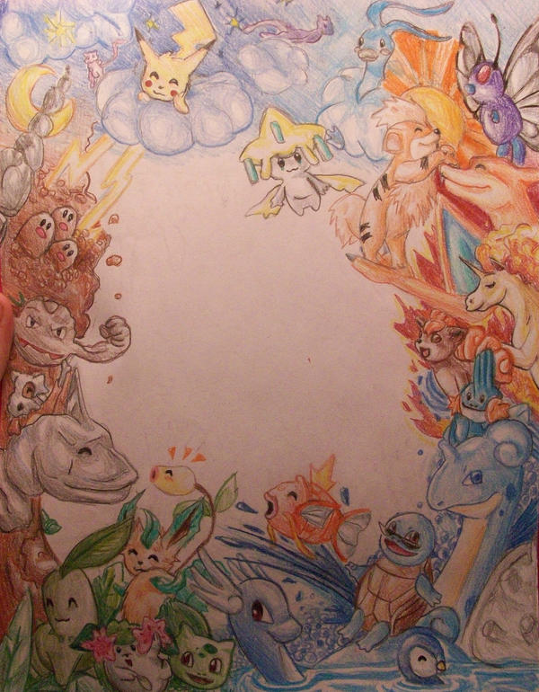 Pokemon Fall Border Pokemon Border by BooBooKachoo on DeviantArt