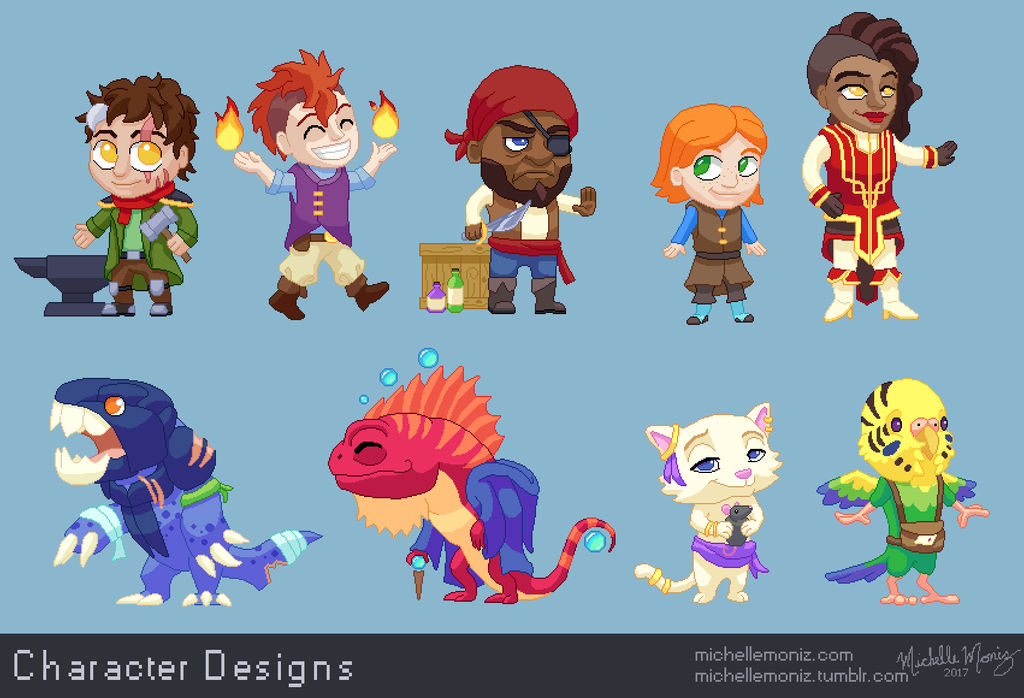 Character Designs by Michatah on DeviantArt