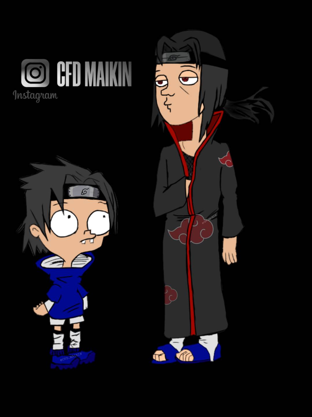 Fanarte - Sasuke e Itachi - Naruto Shippuden by Jean-Cardoso on DeviantArt
