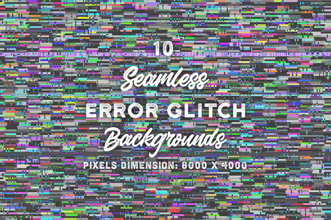 10 Seamless Error Glitch Backgrounds by Textures-Store on DeviantArt