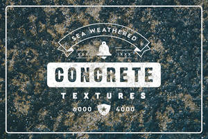 20 Weathered Sea Concrete Textures and Backgrounds