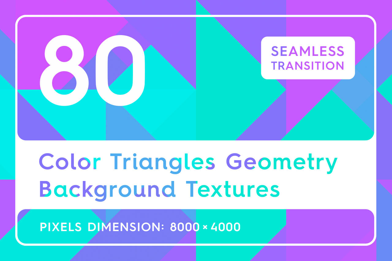 80 Color Triangles Geometry Background Textures by Textures-Store on ...