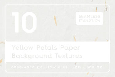 10 Yellow Petals Paper Textures Backgrounds