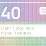 40 Light Color Rice Paper Textures