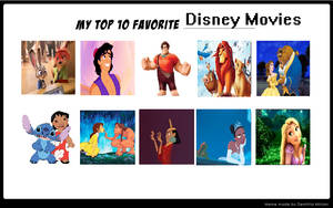 Top 10 Favorite Disney Movies