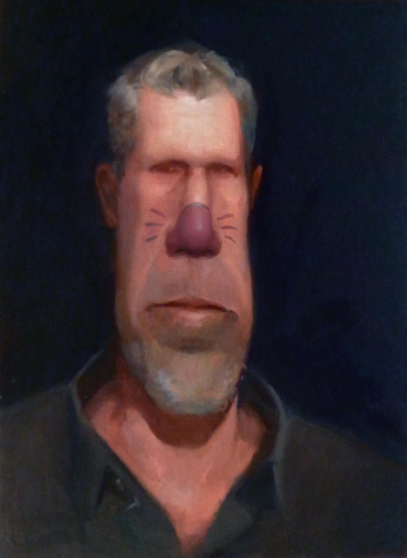 Conceptual portrait, Ron Perlman