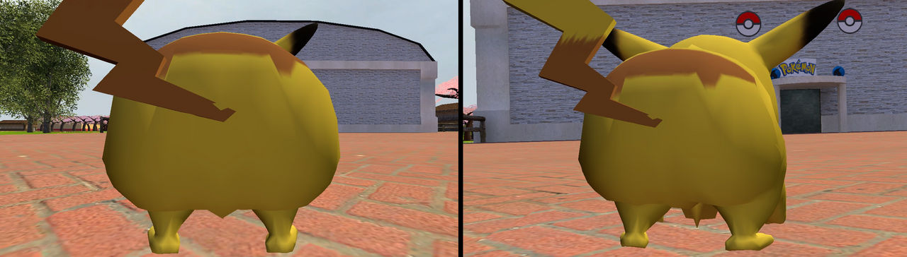 Pikachu Rear View SSBB Pikachu's Rear (GMOD) by skulltronprime969 on DeviantArt