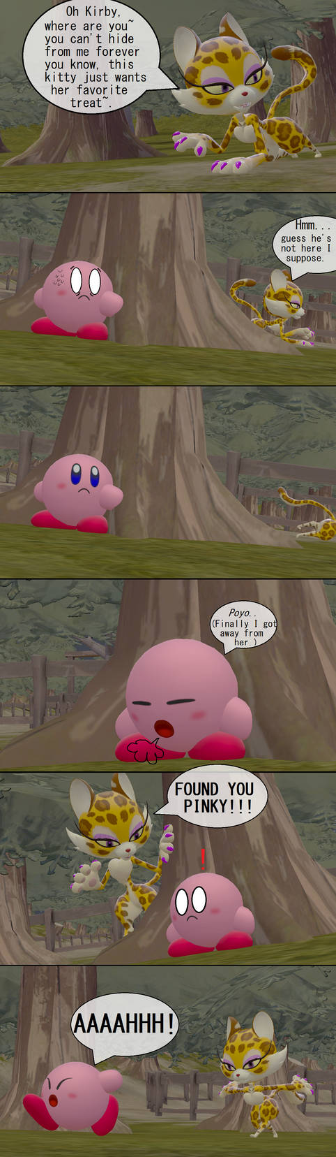 Clawroline Chases Kirby 1 3 By Skulltronprime969 On DeviantArt clawroline-chases-kirby-1-3-by-skulltronprime969-on-deviantart