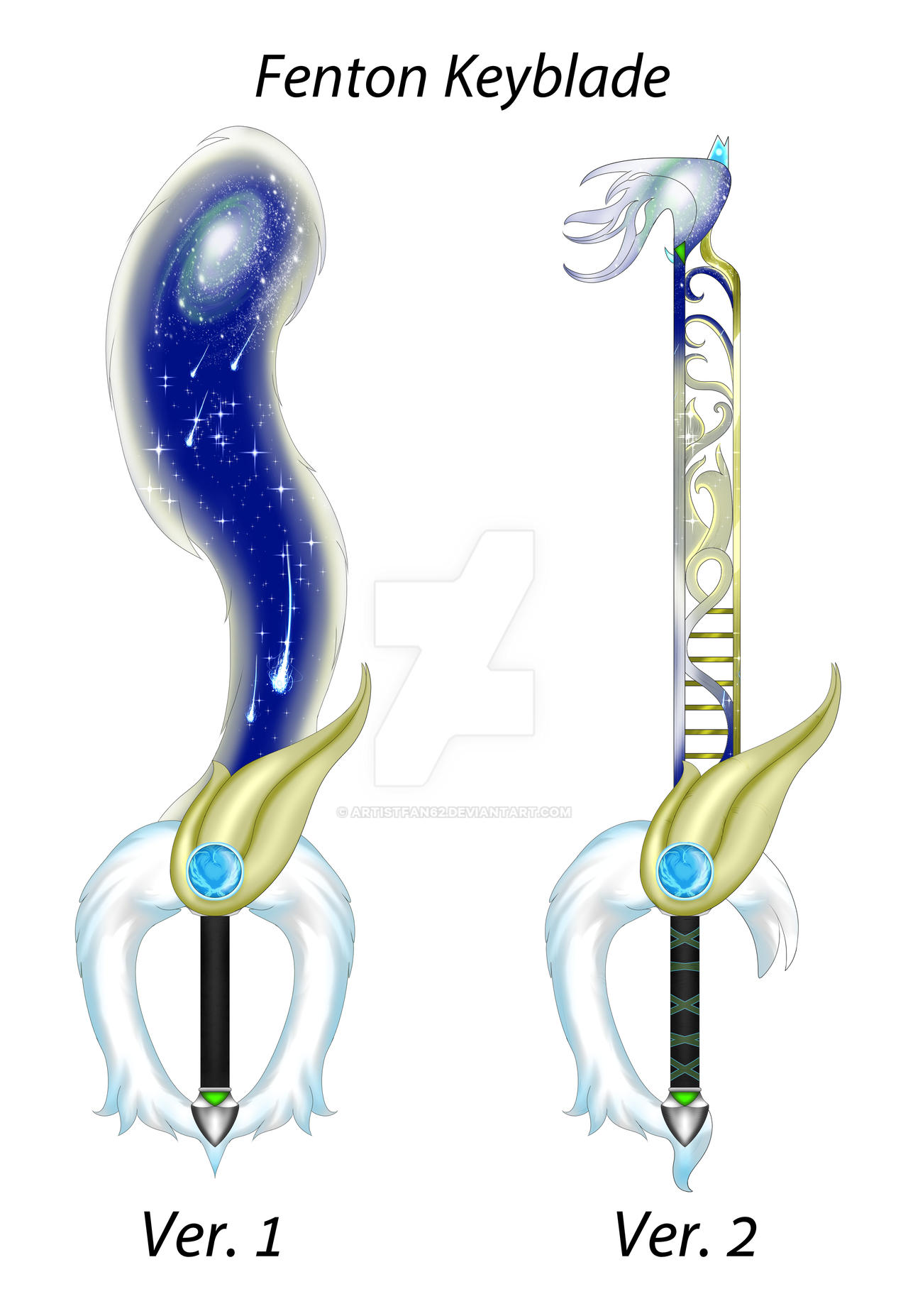 Fenton Keyblade design upgrade by Artistfan62 on DeviantArt