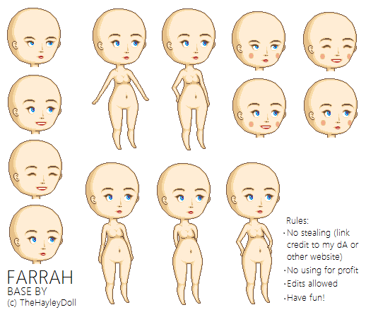 Farrah (Chibi) Base