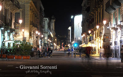 Via Etnea, near to University Square.