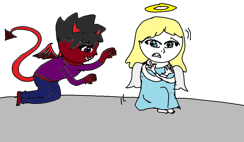 Angel And Devil By Starlight573 On DeviantArt